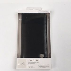 Moshi Overture wallet case for iPhone XS/X - Black